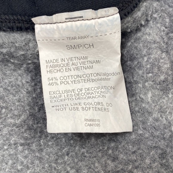 Under Armour Cowl Funnel Neck Grey Front Pocket Fleece Sweater Size Small - Picture 11 of 12